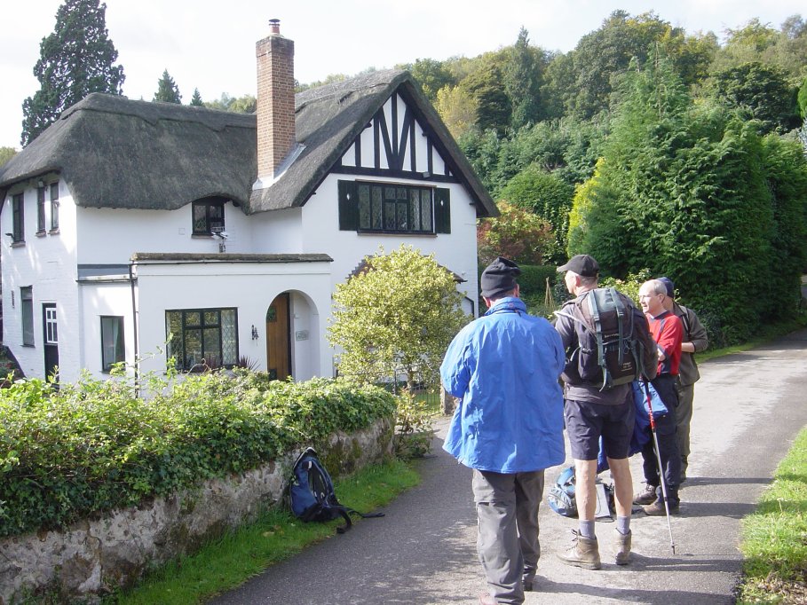 A nice cottage (minus water wheel now) en route